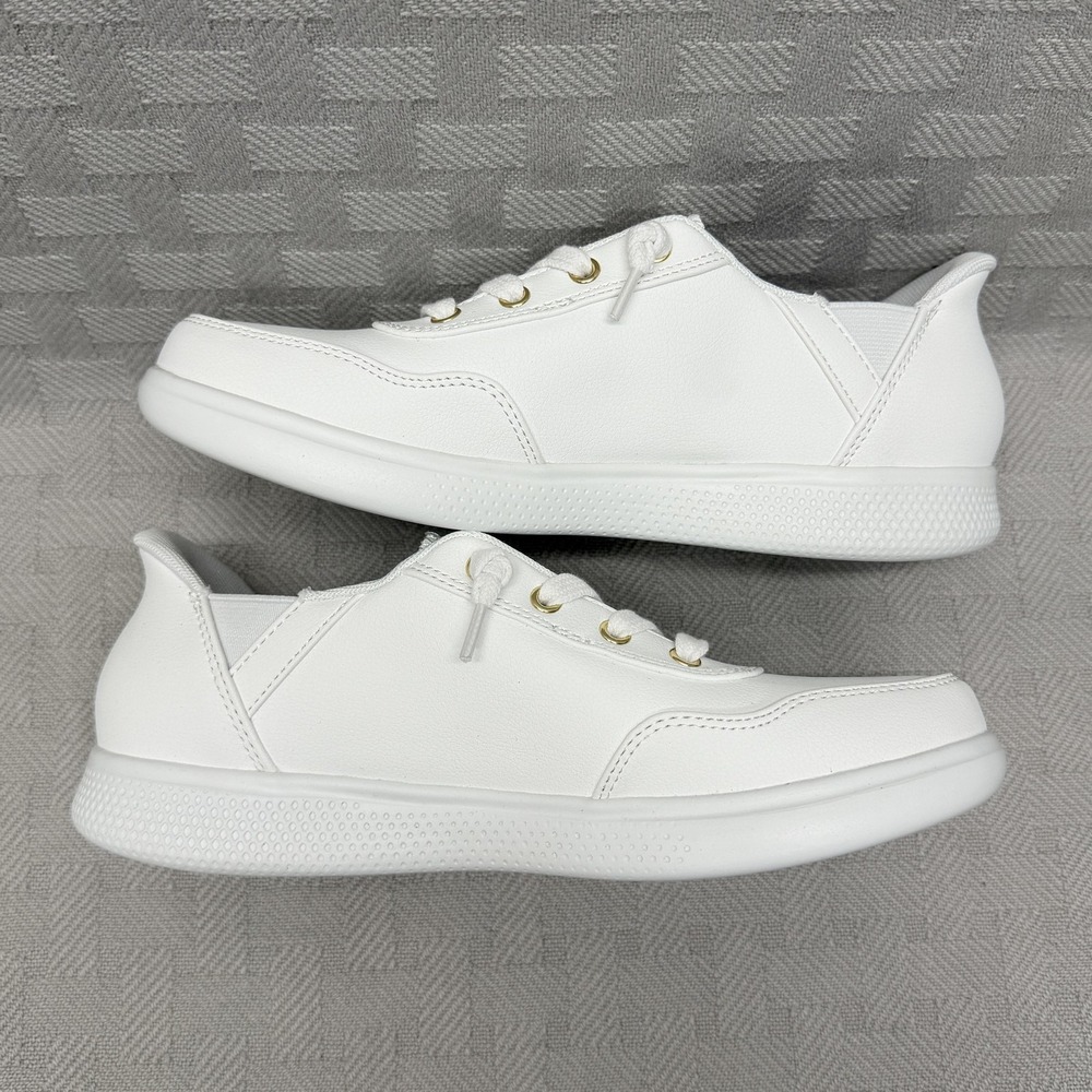 Skechers Slip-ins BOBS Skip Cute Keep It Classic‎ Womens Size 6.5 White 114812 - Picture 7 of 8